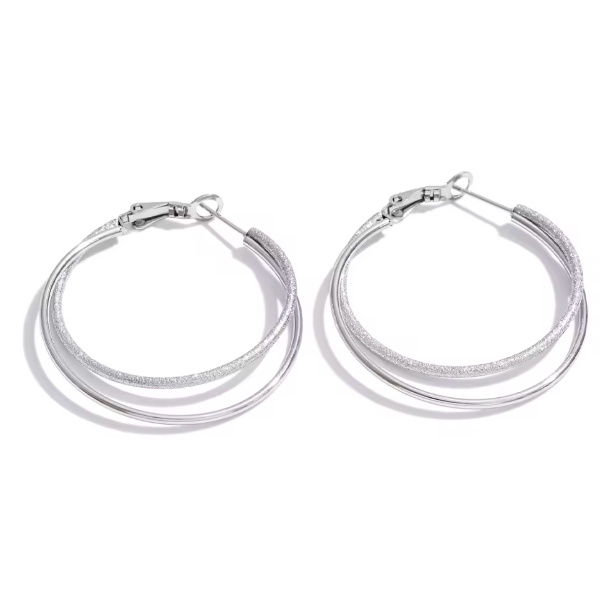 Meridian Dual-Texture Layered Hoops