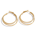 Meridian Dual-Texture Layered Hoops