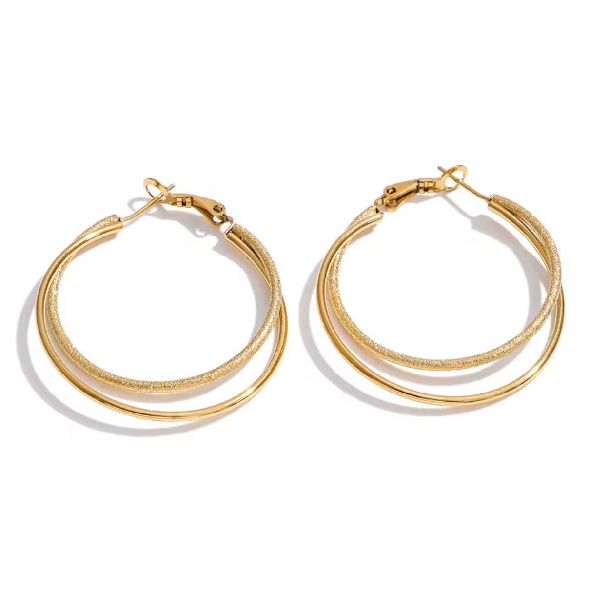 Meridian Dual-Texture Layered Hoops